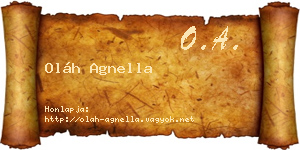 Oláh Agnella névjegykártya